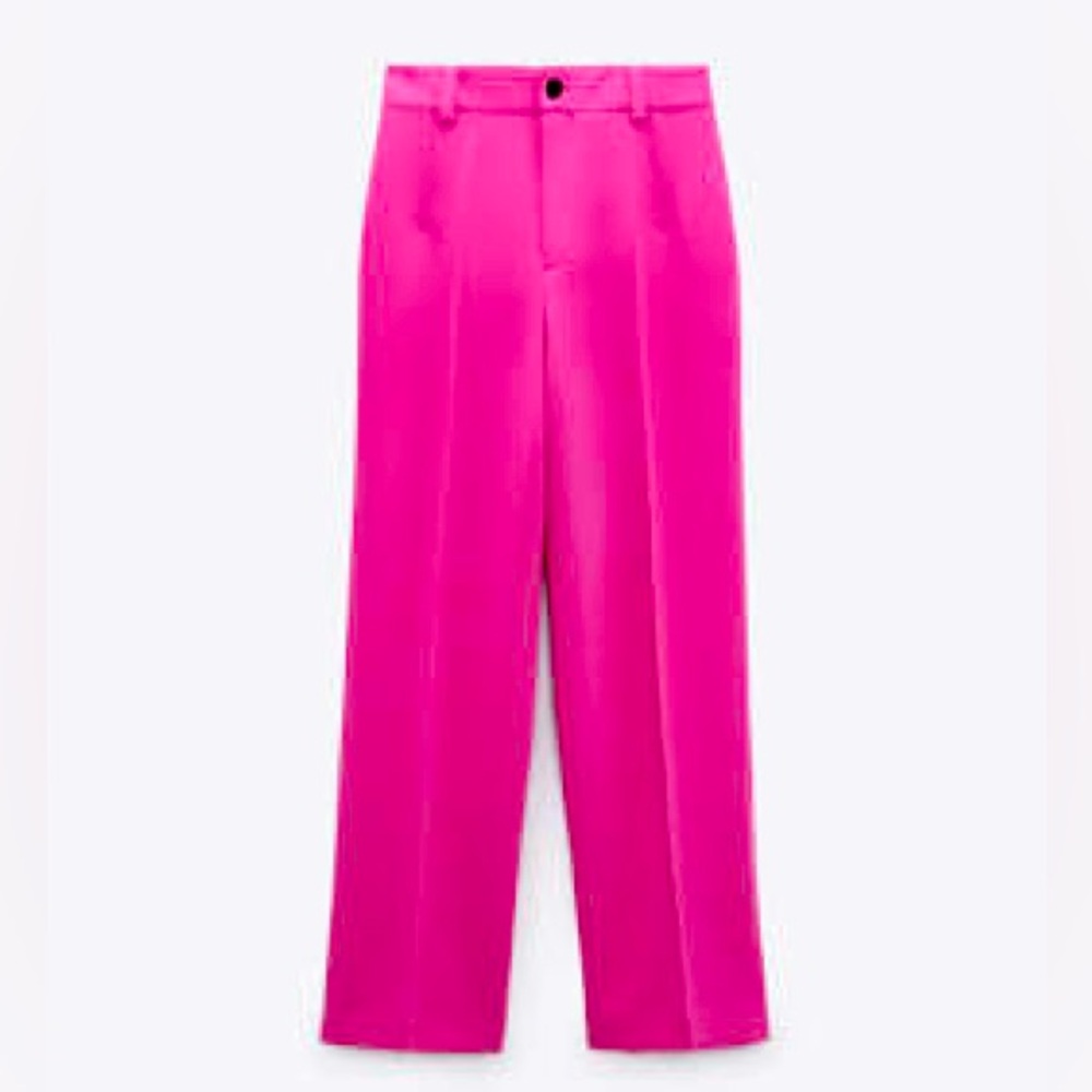 Zara Full Length Fuchsia Trousers (Matching Blazer Available)